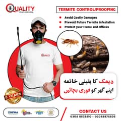 Deemak (دیمک) Termite Control, Beds bug and Water Tank cleaning