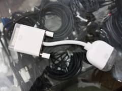 ALL TYPE OF BRANDED COMPUTER CABLES POWER/VGA/HDMI/DP AND CONVERTERS