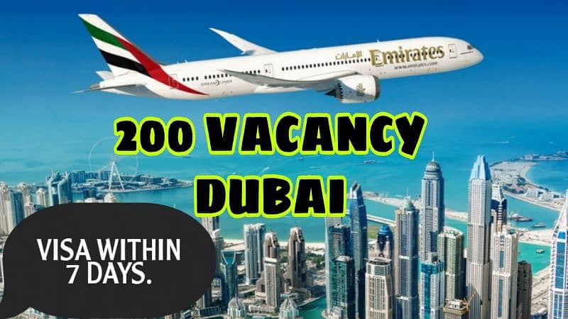 Required male & female staff for UAE 1