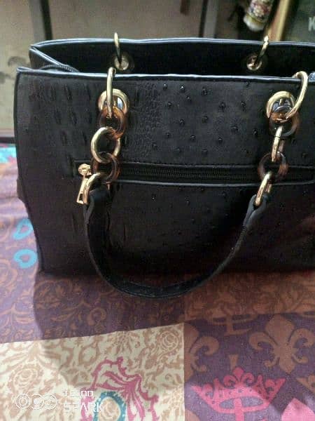 imported leather bag look lije new condition 1