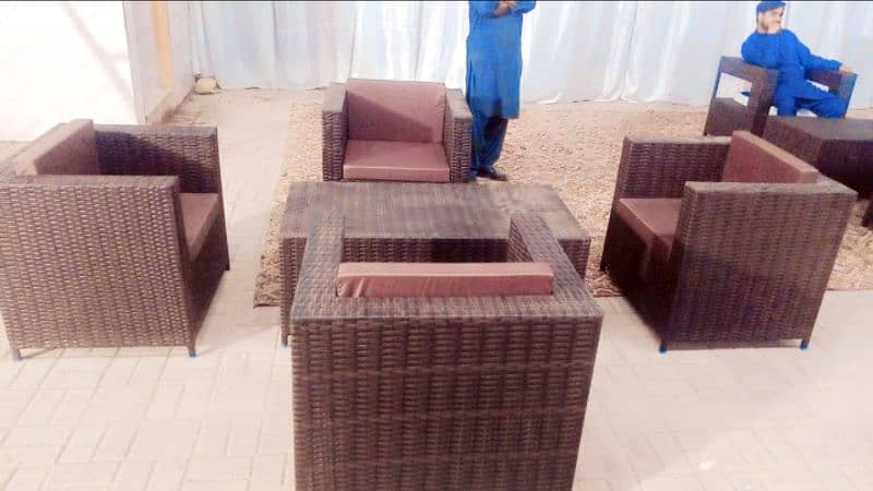 Rattan chairs indoor outdoor, resturant chairs, Sofa set 4 seater Sofe 0