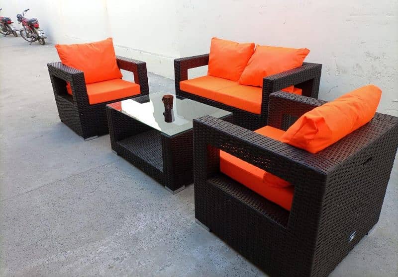 Rattan chairs indoor outdoor, resturant chairs, Sofa set 4 seater Sofe 3