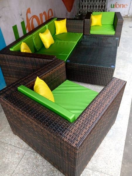 Rattan chairs indoor outdoor, resturant chairs, Sofa set 4 seater Sofe 13