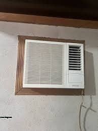 window a. c general few month use chill cooling