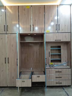 Wood Works, Carpenters Cupboard, Wardrobe, Kitchen Cabinet, Media Wall