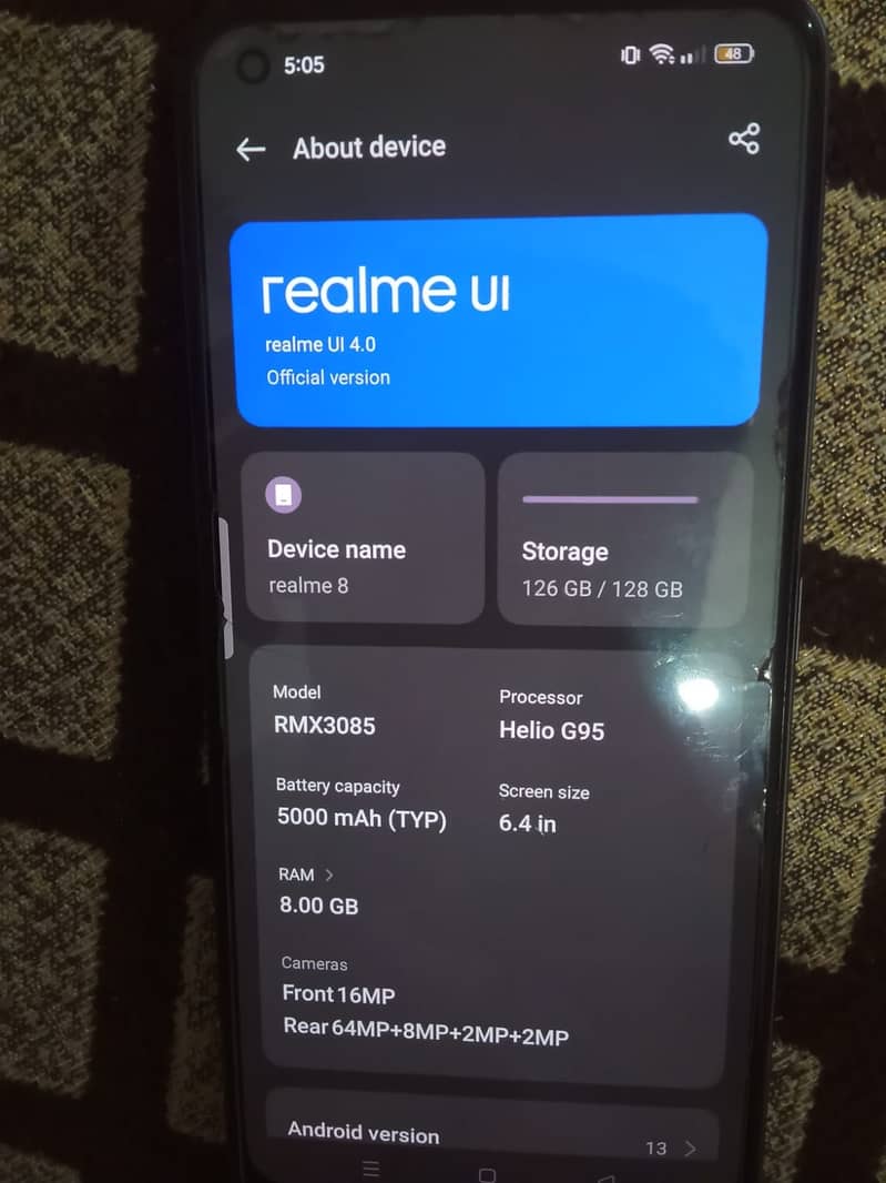 Realme 8 (8, 128 GB) 6