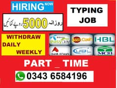 :work from home  /  TYPING JOB