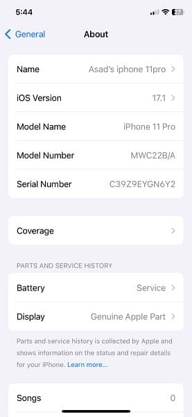 iPhone 11 pro PTA 64gb 7