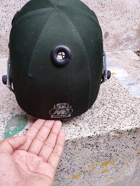beautiful green cricket helmet 3