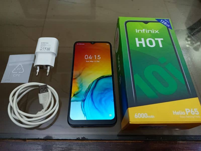 Infinix Hot 10i 4/128gb (10 by 10 Condition) 7