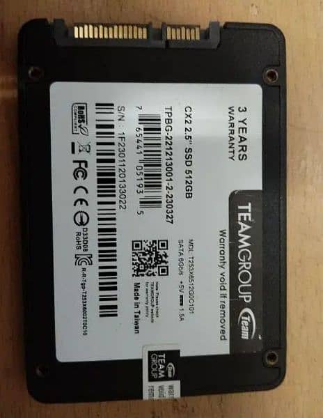 Teamgroup SSD 512 GB 1