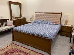 bed set/wooden bed set/double bed/dyar wood double bed set/king size b