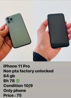IPHONE 11 pro Factory unlock