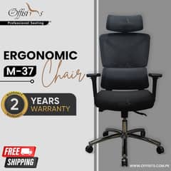 Ergonomic Executive Chair - 2 years warranty
