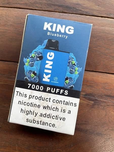 King 7000 Puffs Disposable BlueBerry 1