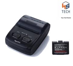 Speed-X BT500M Mini Portable Bluetooth+Usb Printer 58mm