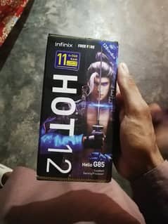 Infinix hot 12 6 128 gb box charger all ok exchange possible