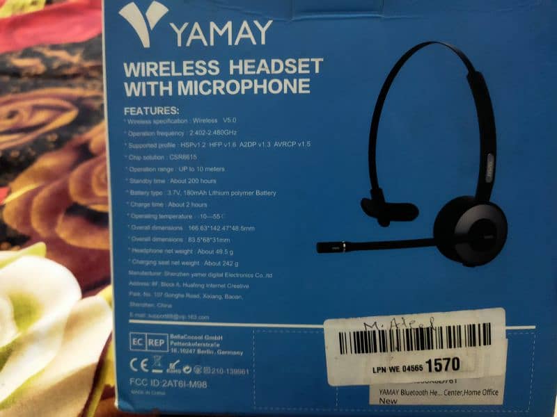 Yamay M98 headset 1