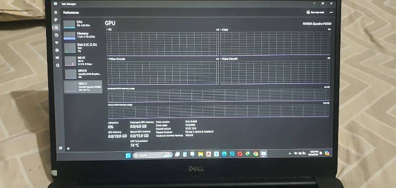 Dell Precision 5530 slimest  core i9.8th  gen 3