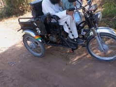 Disabled person 3 wheel bike. . location kohat
