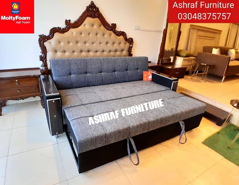 Sofa cum bed/Dewan/Double cumbed/Sofa/L Shape/combed/Bed Set/MoltyFoam 17