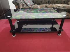 Double Glass Center Table