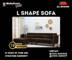 L Shape sofa set for sale - Master Molty foam sofa set - Corner sofa