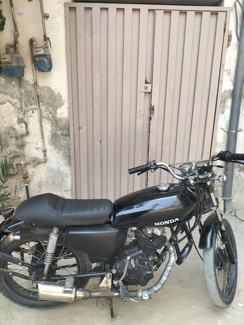 Honda 125 convert cafe racer 1