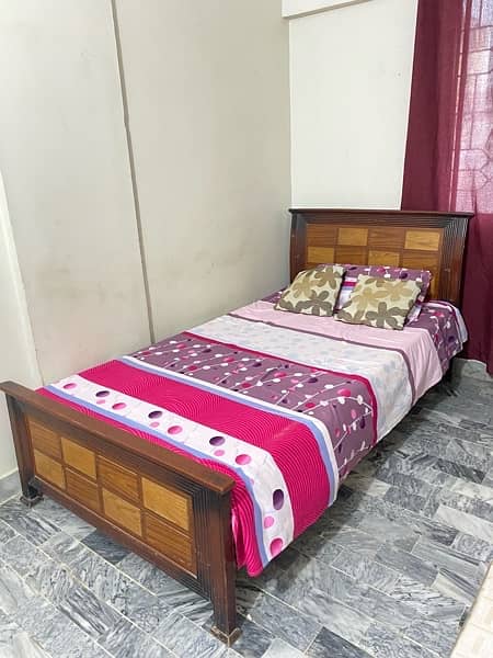 Single bed with mattress 2