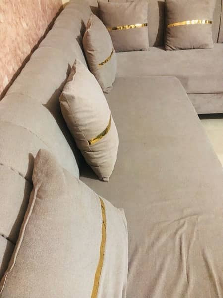 L shape sofa set 1