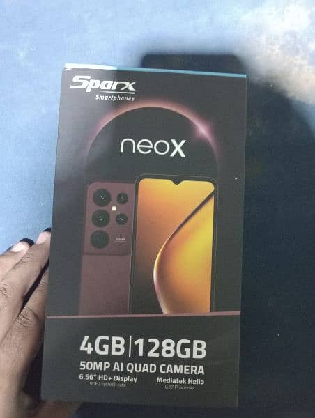 sparx neo x 128 gb 3 month use full box 0