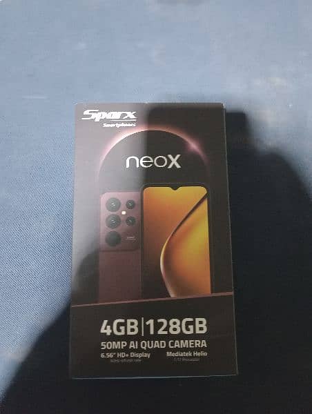 sparx neo x 128 gb 3 month use full box 1