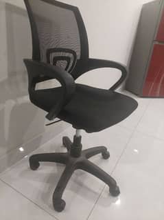 Office Gaming Chair Wheel Spinning Black
