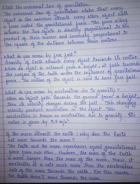 handwriting assignment work 0