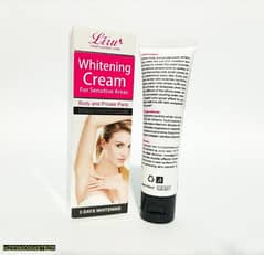 Whitening Cream With Collagen For Sensitive Areas