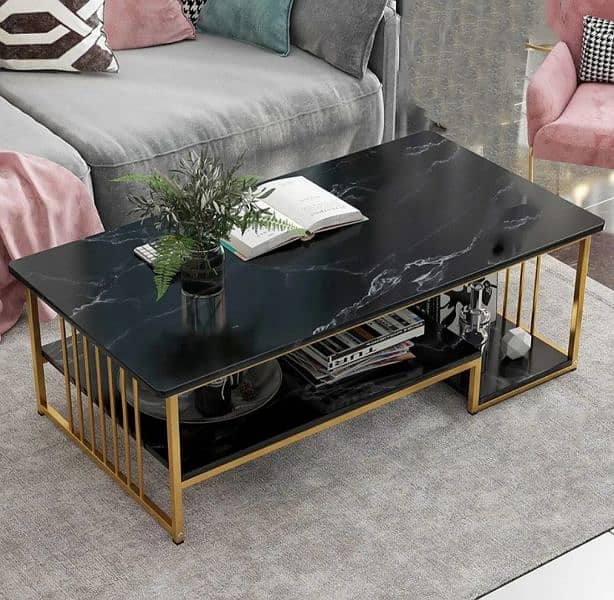 MS Center Table Coffee Table Double Step,  Stylish Table, 1