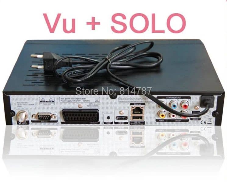 Vu+ Solo 3D Satellite Receiver Linux Smart Digital Receiver 3