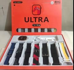 Ultra 7 in 1 Smart Watch 7 Straps 0