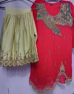 one time use only party wear dress urgent sell