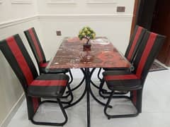 Luxury Dining Table Set with 4 Chairs