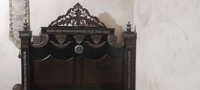Bed, Dressing table, Showcase