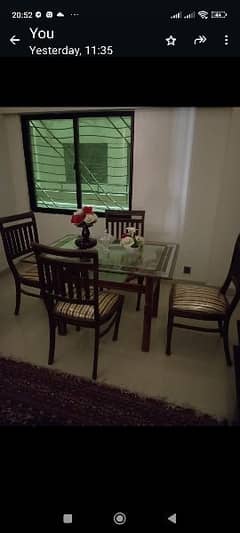 4 chair dining table