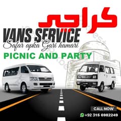 Pick and Drop for Picnic and party 10 Seater | Rent a Hiroof & Van