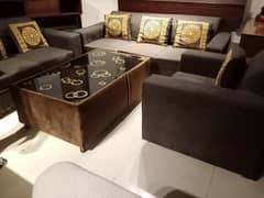 sofa set 3 2 1 seater with centre table