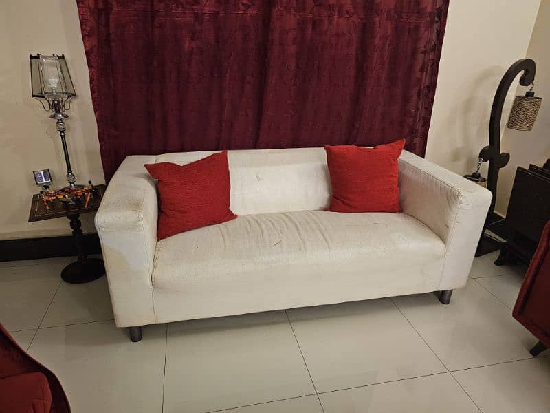 Imported white sofa 1