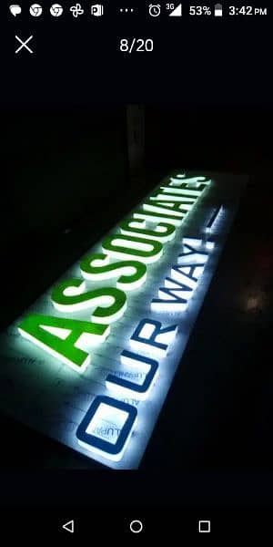 LED 3D SIGN BOARD 0