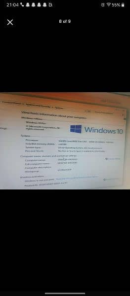 3gb ram and 250gb memory window 10 5