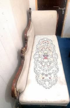 original wooden sofa