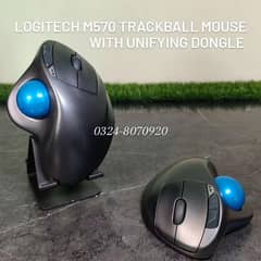 Logitech Ergo M570 Trackball Wireless Mouse For Laptop , Mac & Pc Rest