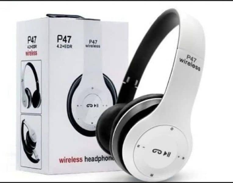 P47 Bluetooth Foldable Headset with Microphone 2